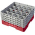 Cambro Camrack 16 Compartment Glass Rack with 8 1/2 Inch Compartments ( Case of 2 )