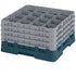 Cambro Camrack 16 Compartment Glass Rack with 9 3/8 Inch Compartments ( Case of 2 )