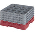 Cambro Camrack 16 Compartment Glass Rack with 9 3/8 Inch Compartments ( Case of 2 )