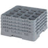 Cambro Camrack 16 Compartment Glass Rack with 9 3/8 Inch Compartments ( Case of 2 )
