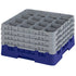 Cambro Camrack 16 Compartment Glass Rack with 9 3/8 Inch Compartments ( Case of 2 )