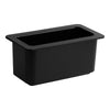 Cambro ColdFest 1/3 Size Black ABS Plastic Food Pan 6" Deep