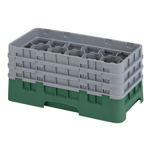 Cambro Camrack 17 Compartment Half Size Glass Rack with 5 1/4 Inch Compartments ( Case of 3 )