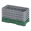 Cambro Camrack 17 Compartment Half Size Glass Rack with 8 1/2 Inch Compartments ( Case of 2 )