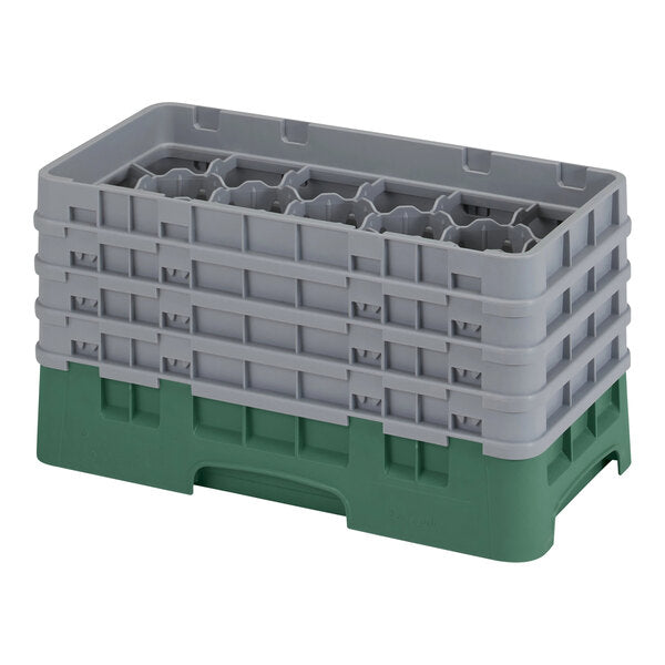 Cambro Camrack 17 Compartment Half Size Glass Rack with 8 1/2 Inch Compartments ( Case of 2 )