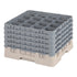 Cambro Camrack 25 Compartment Glass Rack with 11 Inch Compartments ( Case of 2 )