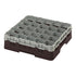 Cambro Camrack 25 Compartment Glass Rack with 4 1/2 Inch Compartments ( Case of 5 )