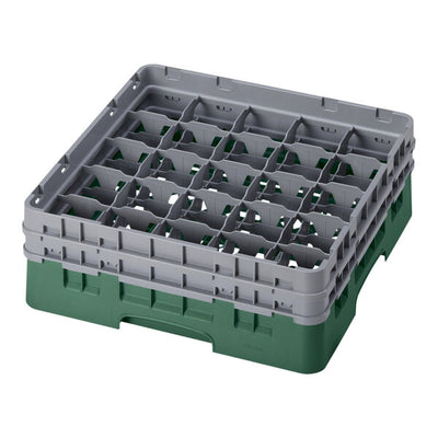 Cambro Camrack 25 Compartment Glass Rack with 5 1/4 Inch Compartments ( Case of 4 )