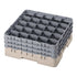 Cambro Camrack 25 Compartment Glass Rack with 7 3/4 Inch Compartments ( Case of 3 )