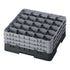 Cambro Camrack 25 Compartment Glass Rack with 7 3/4 Inch Compartments ( Case of 3 )