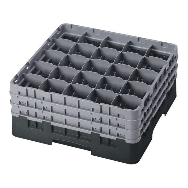 Cambro Camrack 25 Compartment Glass Rack with 7 3/4 Inch Compartments ( Case of 3 )