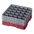 Cambro Camrack 25 Compartment Glass Rack with 7 3/4 Inch Compartments ( Case of 3 )