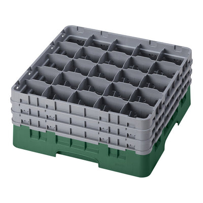 Cambro Camrack 25 Compartment Glass Rack with 7 3/4 Inch Compartments ( Case of 3 )