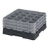 Cambro Camrack 16 Compartment Glass Rack with 7 3/4 Inch Compartments ( Case of 3 )