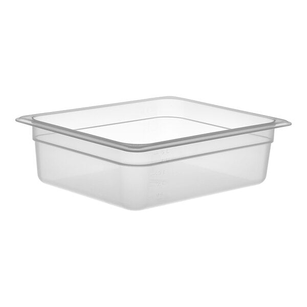 Cambro Camwear Half Size Food Pan 4 Inch Deep Clear Polycarbonate Food Pan ( case of 6 )