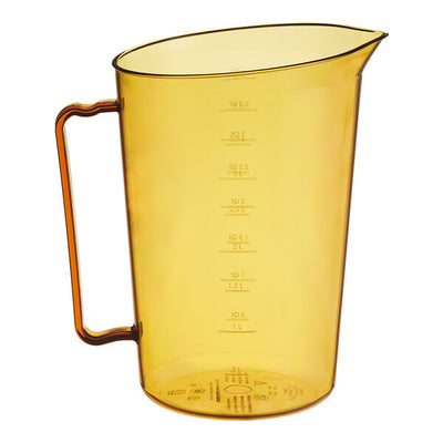 Cambro 4 Qt. High Heat Amber Plastic Measuring Cup