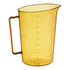 Cambro 4 Qt. High Heat Amber Plastic Measuring Cup