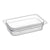 Cambro Camwear Quarter Size Food Pan 2 Inch Deep Clear Polycarbonate Food Pan ( case of 6 )