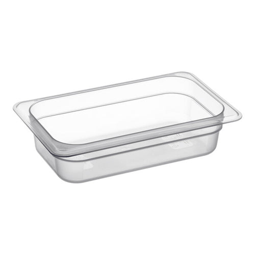 Cambro Camwear Quarter Size Food Pan 2 Inch Deep Clear Polycarbonate Food Pan ( case of 6 )