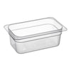 Cambro Camwear Quarter Size Food Pan 4 Inch Deep Clear Polycarbonate Food Pan ( case of 6 )