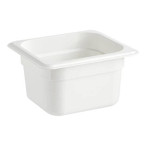 Cambro Camwear One Sixth Size Food Pan 4 Inch Deep Polycarbonate Food Pan ( case of 6 )