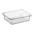 Cambro Camwear Half Size 3 Inch Colander Food Pan Clear ( Case of 6 )