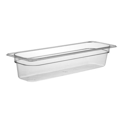 Cambro Camwear Half Size Long Food Pan 4 Inch Deep Polycarbonate Food Pan ( case of 6 )