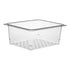 Cambro Camwear Half Size 5 Inch Colander Food Pan Clear ( Case of 6 )