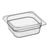 Cambro Camwear One Sixth Size Food Pan 2 Inch Deep Polycarbonate Food Pan ( case of 6 )