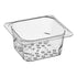 Cambro Camwear One Sixth Size 3 Inch Colander Food Pan Clear ( Case of 6 )