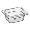 Cambro Camwear One Eighth Size Food Pan 2 Inch Deep Clear Polycarbonate Food Pan ( case of 6 )