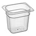 Cambro Camwear One Eighth Size Food Pan 6 Inch Deep Polycarbonate Food Pan ( case of 6 )