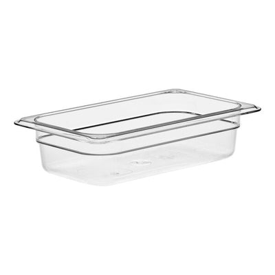 Cambro Camwear Quarter Size Food Pan 2 Inch Deep Polycarbonate Food Pan ( case of 6 )