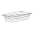 Cambro Camwear Quarter Size Food Pan 2 Inch Deep Polycarbonate Food Pan ( case of 6 )