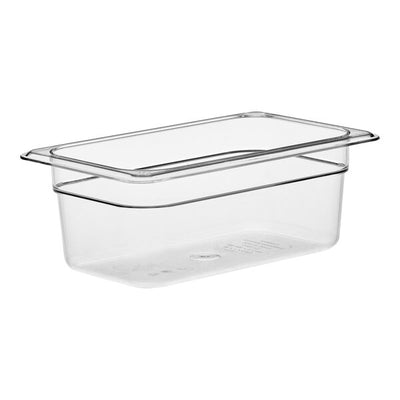 Cambro Camwear Quarter Size Food Pan 4 Inch Deep Polycarbonate Food Pan ( case of 6 )