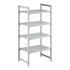Cambro Camshelving Premium 4-Shelf Vented Starter Shelving Unit – Speckled Gray