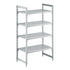 Cambro Camshelving Premium 4-Shelf Vented Starter Shelving Unit – Speckled Gray