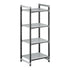 Cambro Camshelving Elements 4-Shelf Vented Starter Shelving Unit – Speckled Gray