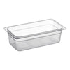 Cambro Camwear One Third Size Food Pan 4 Inch Deep Clear Polycarbonate Food Pan ( case of 6 )