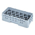 Cambro Camrack 17 Compartment Half Size Glass Rack with 3 5/8 Inch Compartments ( Case of 5 )