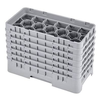 Cambro Camrack 17 Compartment Half Size Glass Rack with 11 3/4 Inch Compartments ( Case of 2 )