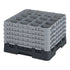 Cambro Camrack 25 Compartment Glass Rack with 11 Inch Compartments ( Case of 2 )