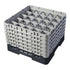 Cambro Camrack 25 Compartment Glass Rack with 11 3/4 Inch Compartments ( Case of 2 )