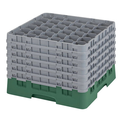 Cambro Camrack 36 Compartment Glass Rack with 12 5/8 Inch Compartments ( Case of 2 )