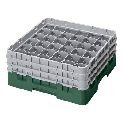 Cambro Camrack® Customizable  36-Compartment  6 7/8" Glass Rack
