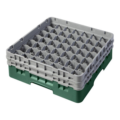 Cambro Camrack® Customizable 49-Compartment 4-3/4" Glass Rack