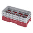 Cambro Camrack® 8-Compartment 5-1/4" Half Size Glass Rack with 2 Extenders