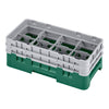 Cambro Camrack® 8-Compartment 5-1/4" Half Size Glass Rack with 2 Extenders