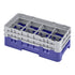 Cambro Camrack® 8-Compartment 5-1/4" Half Size Glass Rack with 2 Extenders