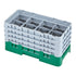 Cambro Camrack® 8-Compartment 8 1/2" Half Size Glass Rack with 4 Extenders